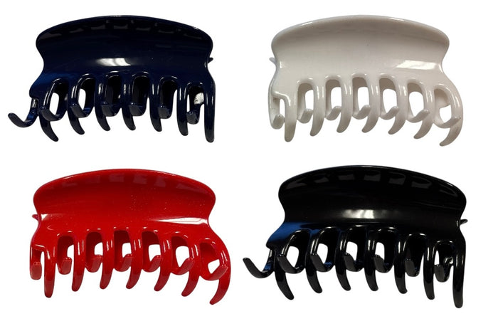 12 Pcs, Plastic hair Clips 3.5 Inches Strong Hold Hair Claw Clips for Thick Hair