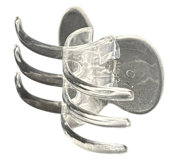 12 Pack, Clear Plastic Hair Claws Clips Women Strong Hair Grip.