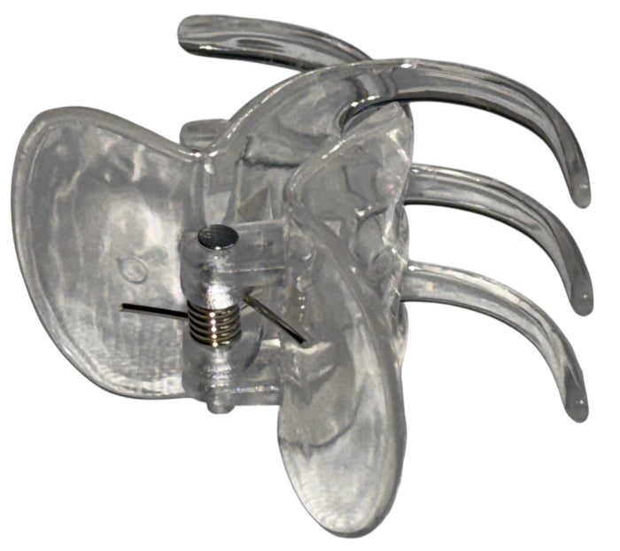 12 Pack, Clear Plastic Hair Claws Clips Women Strong Hair Grip.