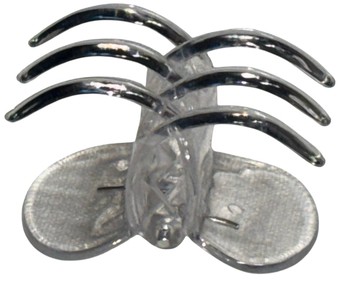 12 Pack, Clear Plastic Hair Claws Clips Women Strong Hair Grip.