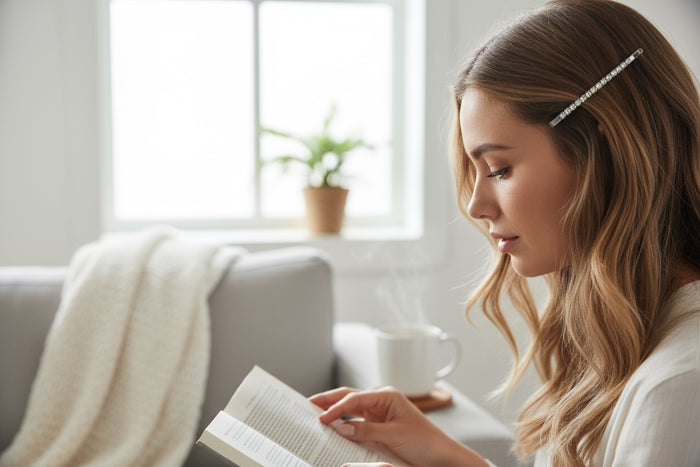 12 Pcs, Rhinestone Crystal Diamond Silver Metal Bobby Pins, Hair Clips, Hair Pins.