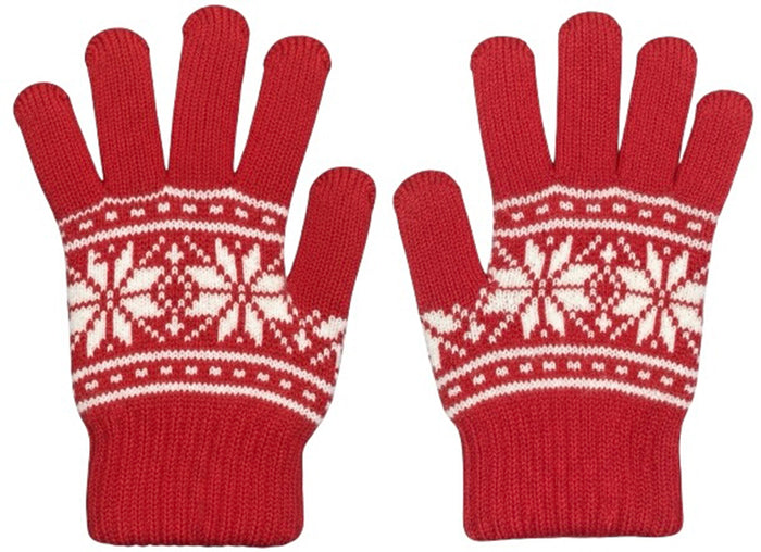 Winter Thermal Knitted Gloves for Women, 2 Pairs, 3.2 TOG Rating, Lining Warm Gloves for Cold Winter, Hand Protection.
