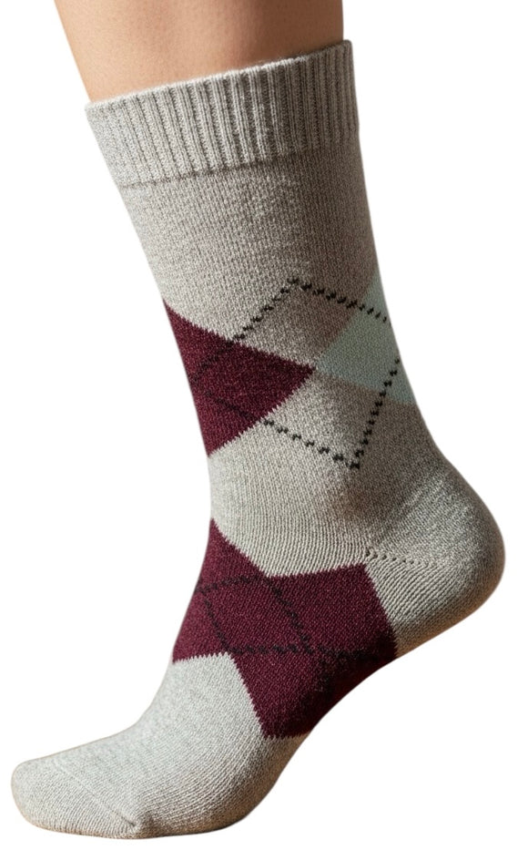 4 Pairs Thermal Faux Lambs Wool Crew Socks for Men Cold Weather Heavy and Warm Winter Socks Size: 10-13.