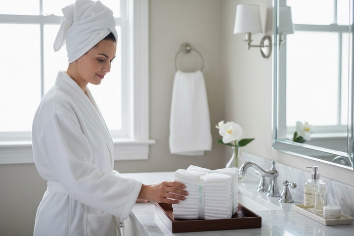 Washcloths, 18 Pack, 100% Ring-Spun Cotton Washcloths for Face, Body, and Hands. Design to Exfoliate. Extra Soft and Absorbent. Machine Washable. Size: 12 x 12 inches.