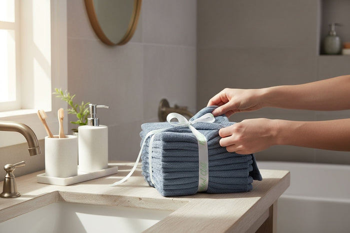 Washcloths, 18 Pack, 100% Ring-Spun Cotton Washcloths for Face, Body, and Hands. Design to Exfoliate. Extra Soft and Absorbent. Machine Washable. Size: 12 x 12 inches.