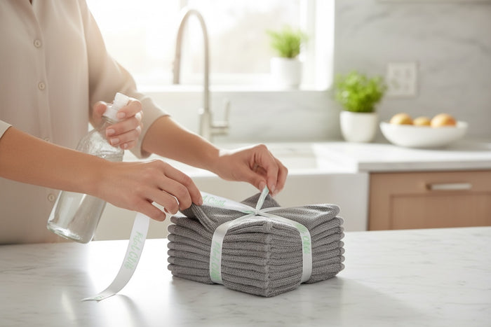 Washcloths, 18 Pack, 100% Ring-Spun Cotton Washcloths for Face, Body, and Hands. Design to Exfoliate. Extra Soft and Absorbent. Machine Washable. Size: 12 x 12 inches.