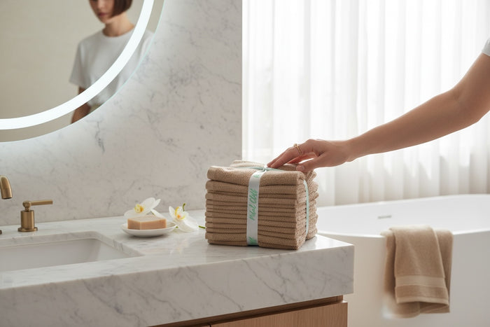 Washcloths, 18 Pack, 100% Ring-Spun Cotton Washcloths for Face, Body, and Hands. Design to Exfoliate. Extra Soft and Absorbent. Machine Washable. Size: 12 x 12 inches.