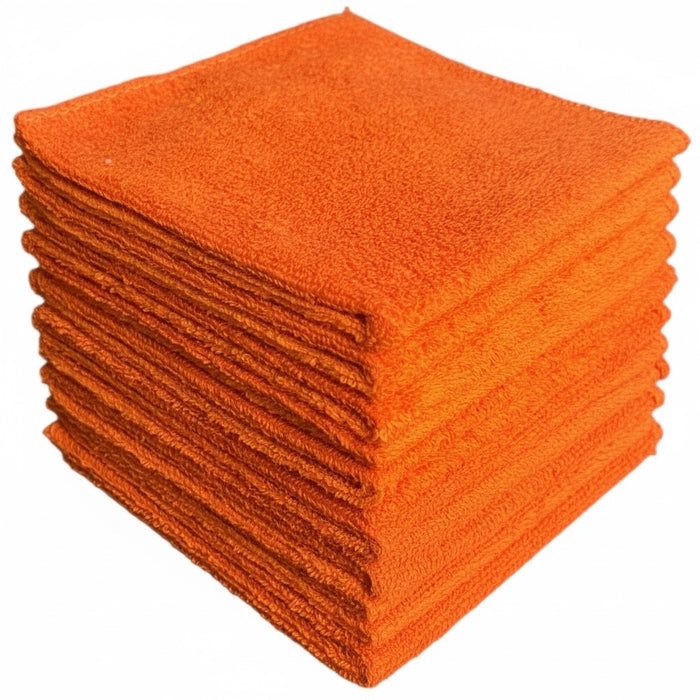12 Pack Washcloths 100% Ring-Spun Cotton Wash cloths Design to exfoliate Your Hands, Body or face - Extra Soft and Absorbent – Machine Washable Size 12" X 12"- Assorted Colors.