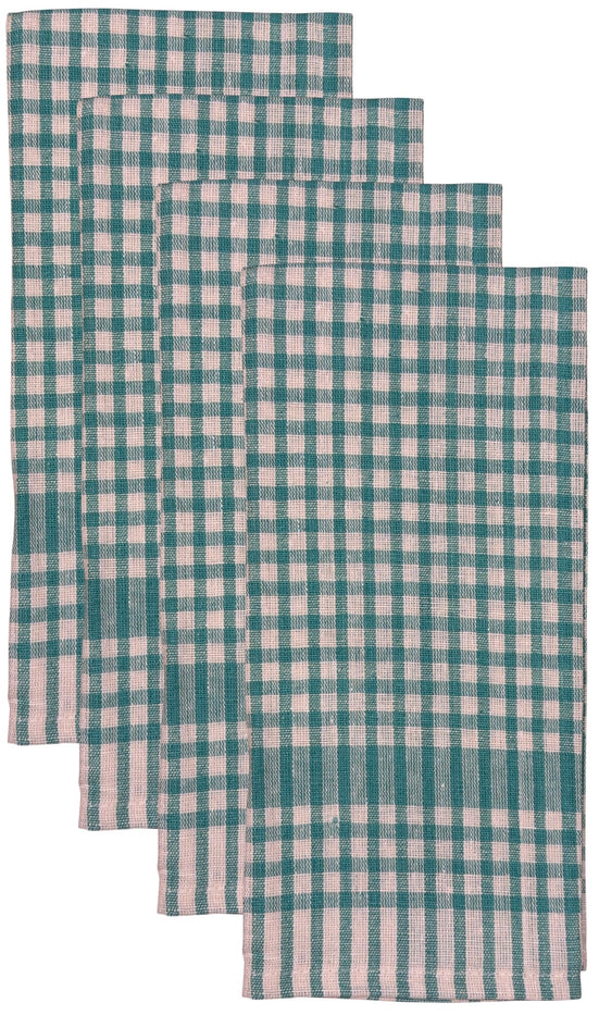 8 Packs, 100% Cotton Farmhouse Design Kitchen Towels Super Absorbent and Quick Dry, Reusable Kitchen towels Size: 15 x 25 Inches.