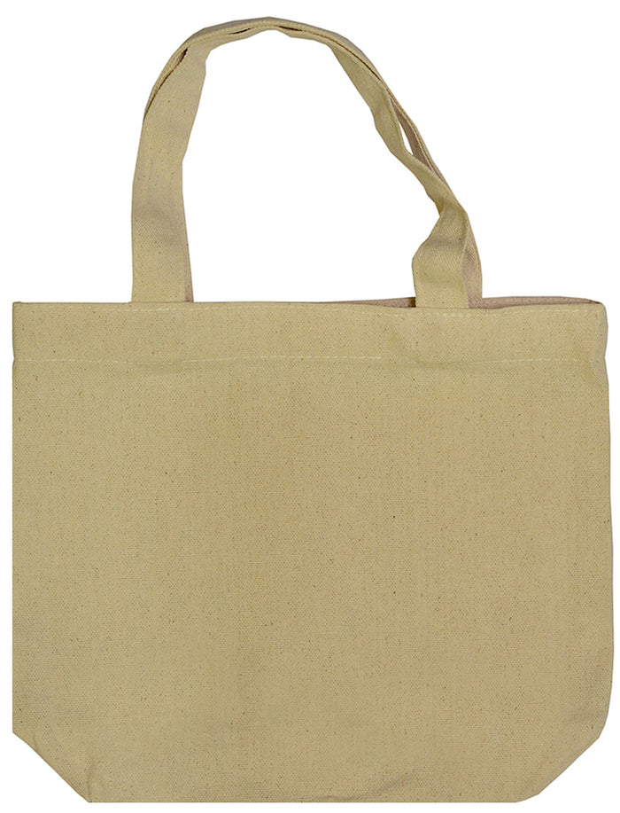 3 Pcs, 100% Cotton Small Canvas Tote Bag Size: 11 x 9 x 3 Inch Perfect for Screen Printer, Artist & Reusable for Grocery.