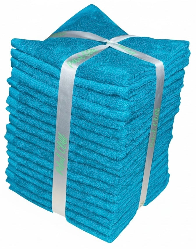 Washcloths, 18 Pack, 100% Ring-Spun Cotton Washcloths for Face, Body, and Hands. Design to Exfoliate. Extra Soft and Absorbent. Machine Washable. Size: 12 x 12 inches.