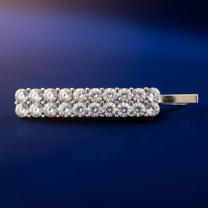 12 Pcs, Rhinestone Crystal Diamond Silver Metal Bobby Pins, Hair Clips, Hair Pins.