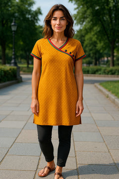 Short Sleeve Cotton Kurti