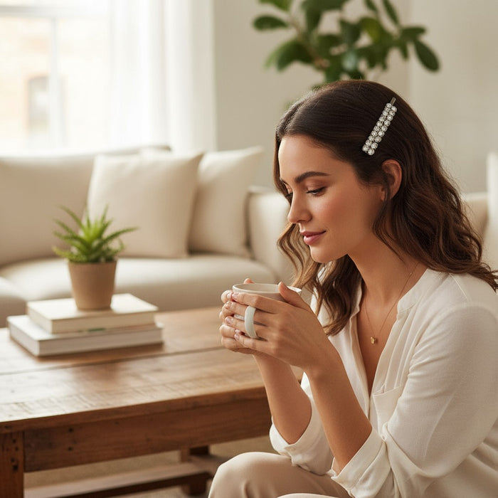 12 Pcs, Rhinestone Crystal Diamond Silver Metal Bobby Pins, Hair Clips, Hair Pins.