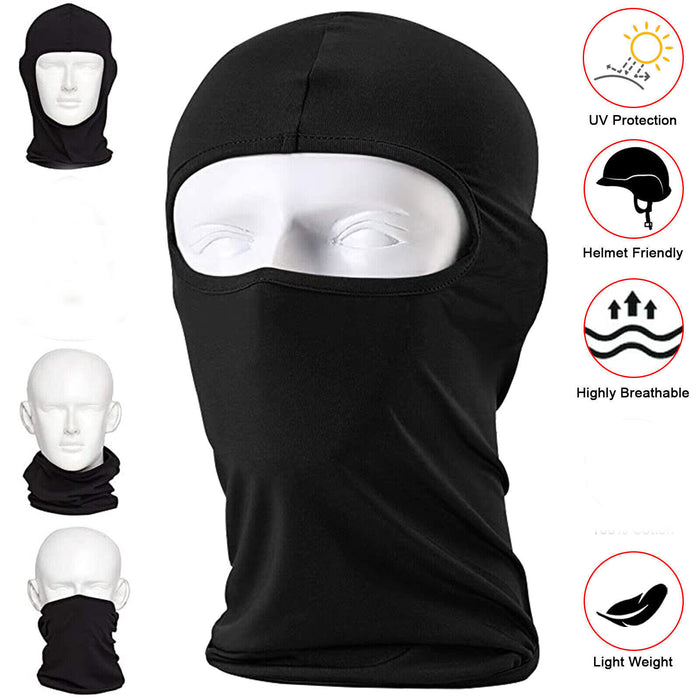 3 Pcs, Balaclava Head, Ski and Full Face Mask Bandana for Outdoor Sporting, Motorcycle, Bike, Hiking, Skateboard for Unisex.