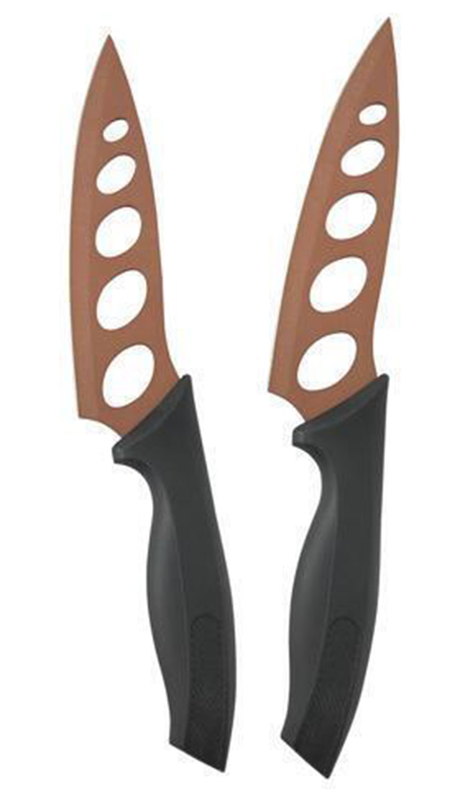 2 Pack, Copper Knife, Stainless Steel Copper Coating Stays Sharp Forever