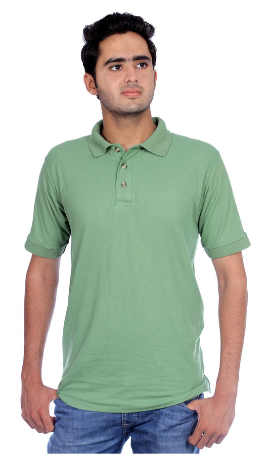 Men's Regular fit 100% Cotton Short Sleeves Golf Jersey Polo Shirts Plain T shirt.