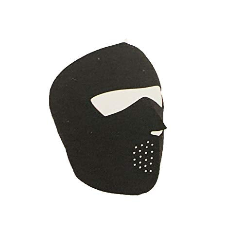 Balaclava Beanie Full Face Mask Cover Winter Hat for Men and Women - One Size fits All. Black