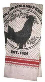 Set of 5, Black Rooster Printed Decorative Kitchen Towel Set Includes 2 Kitchen Towel, 2 Pot Holder, 1 Oven Mitt.