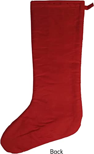 Christmas Tapestry Stocking Sock for Holiday Christmas Party Decorations Size: 7 x 20 inch.