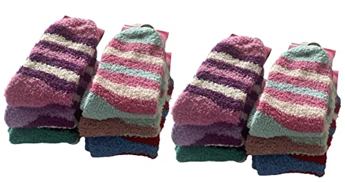 Fuzzy Crew Socks for Women Cozy,Soft , Fluffy Warm Winter Slipper Socks.