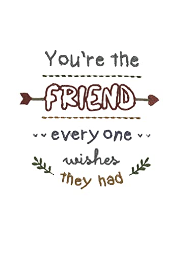 100% Cotton White Funny Quote You're Friend Every one Wishes They had Kitchen To