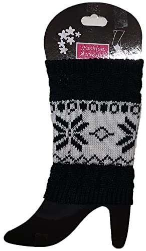 Women Short Boot Cuffs Fall Knit Leg Warmer Winter Boot Socks for Women