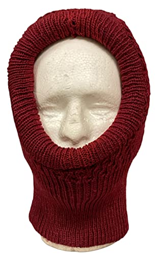 2 Pack, Knitted Full Face Cover Mask Balaclava Beanie Cap One Hole Winter Headwear for Men Cold Weather Protection.