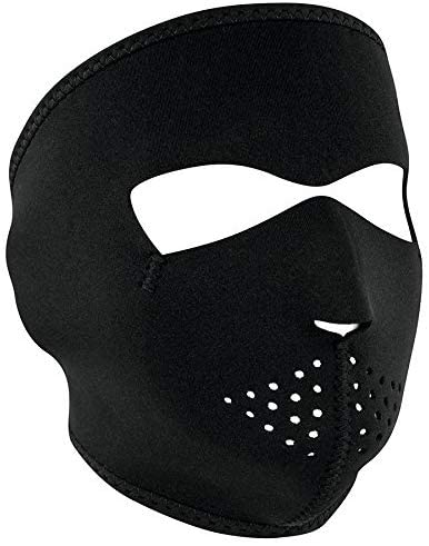 Balaclava Beanie Full Face Mask Cover Winter Hat for Men and Women - One Size fits All. Black