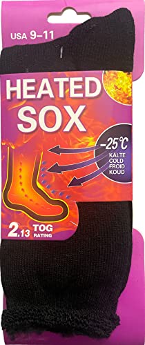 4 Pair, Women Heated Sox Socks Thick Insulated Extreme Boot Winter Thermal Socks Keeps Feet Warmer Longer 2.13 TOG heat rating -25 c Size: 9-11.