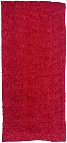 Set of 4, 100% Cotton Window Panel Terry Kitchen Towel - 4 Kitchen Towels Size: