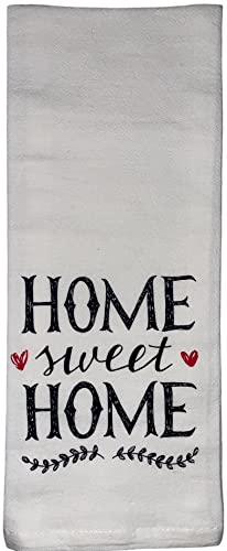 Set of 5, 100% Cotton Love My Home Design Funny Cute Saying Flour Sack Kitchen Towels/Dish Towels for Wedding, Baby Shower, Home Decor, Housewarming, Other Occasions Size: 16 X 28 Inch.