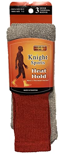 Thermal Crew Socks for Unisex, Cold Weather Booth Sock Size: 10-13 Shoe Size: 7-12.