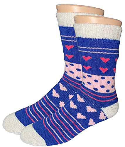 3 Pack Women's Heated Sox Socks Thick Thermal Socks Keeps Feet Warmer Longer 2.3 TOG heat rating Size: 9-11