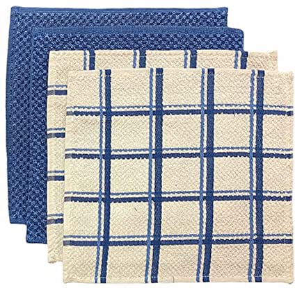 Set of 6, 100% Ring-Spun Cotton - Window Panel Terry 2 - Kitchen Towel Size 16 x