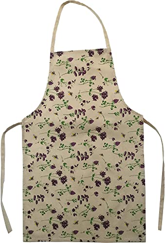 Set of 2, 100% Cotton Kitchen Apron, Machine Washable Size: 19” x 30”.