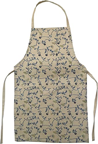 Set of 2, 100% Cotton Kitchen Apron, Machine Washable Size: 19” x 30”.