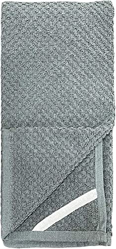 Premium Kitchen Towels, 5 Pack Cotton Terry Kitchen Towel with Hanging Loop, 450 GSM Quick Drying Soft and Highly Absorbent, Heavy Duty, Great for Kitchen or Household Size: 16” x 26”.