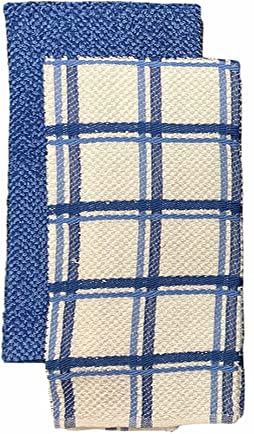 Set of 6, 100% Ring-Spun Cotton - Window Panel Terry 2 - Kitchen Towel Size 16 x