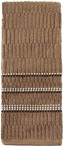 Set of 4, 100% Ribbed Terry Kitchen Towel 4 Hand Towel : 16 X 28 inch Soft and Ultra-Absorbent.