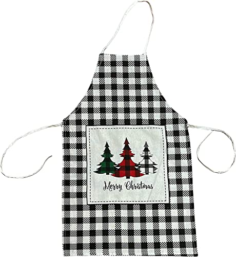 2 Pack, 100% Cotton Christmas Holiday Kitchen Apron with Sentiments baking spiri