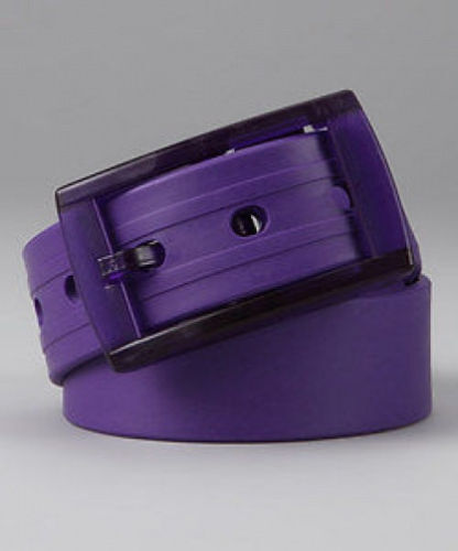 Rubber Silicone Casual Adjustable Belt With Plastic Buckle