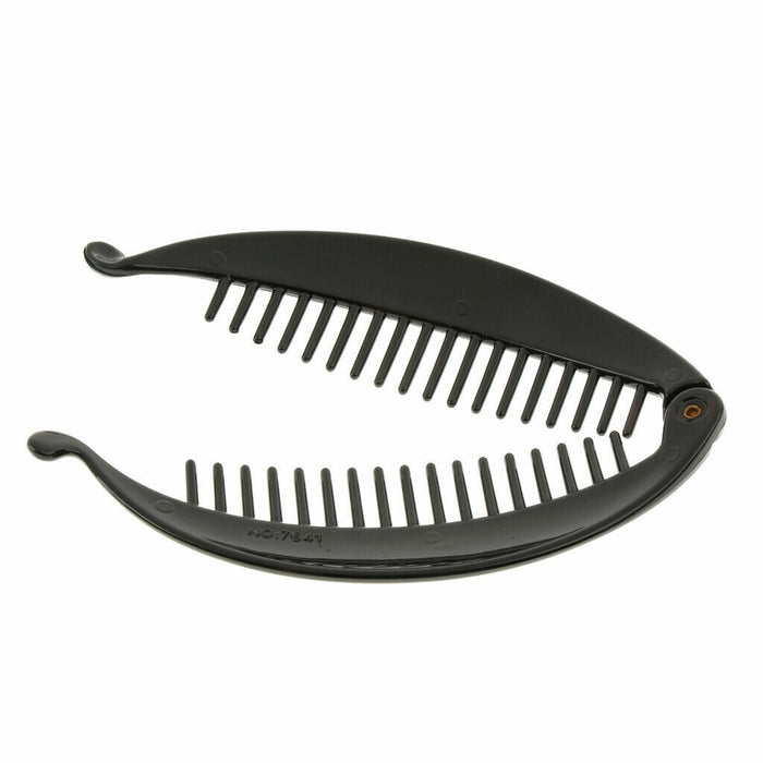 6 , Womens Banana Fish Clip Barrette Hair Claw Comb Grip Clamp French Hair Clasp