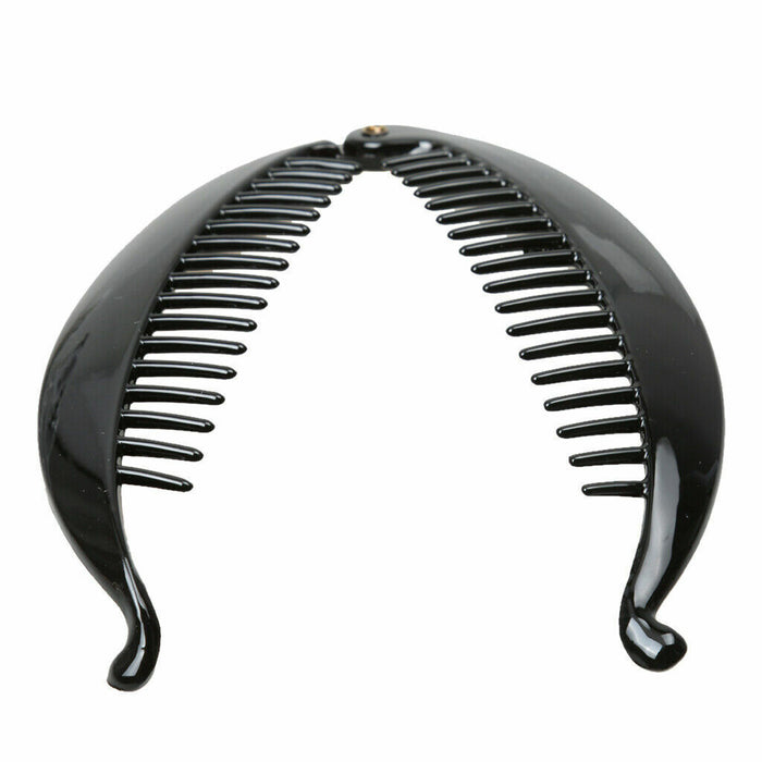 6 , Womens Banana Fish Clip Barrette Hair Claw Comb Grip Clamp French Hair Clasp