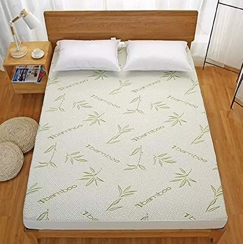 Waterproof Bamboo Mattress Encasement, Zippered, Protector Cover,  Deep Pocket