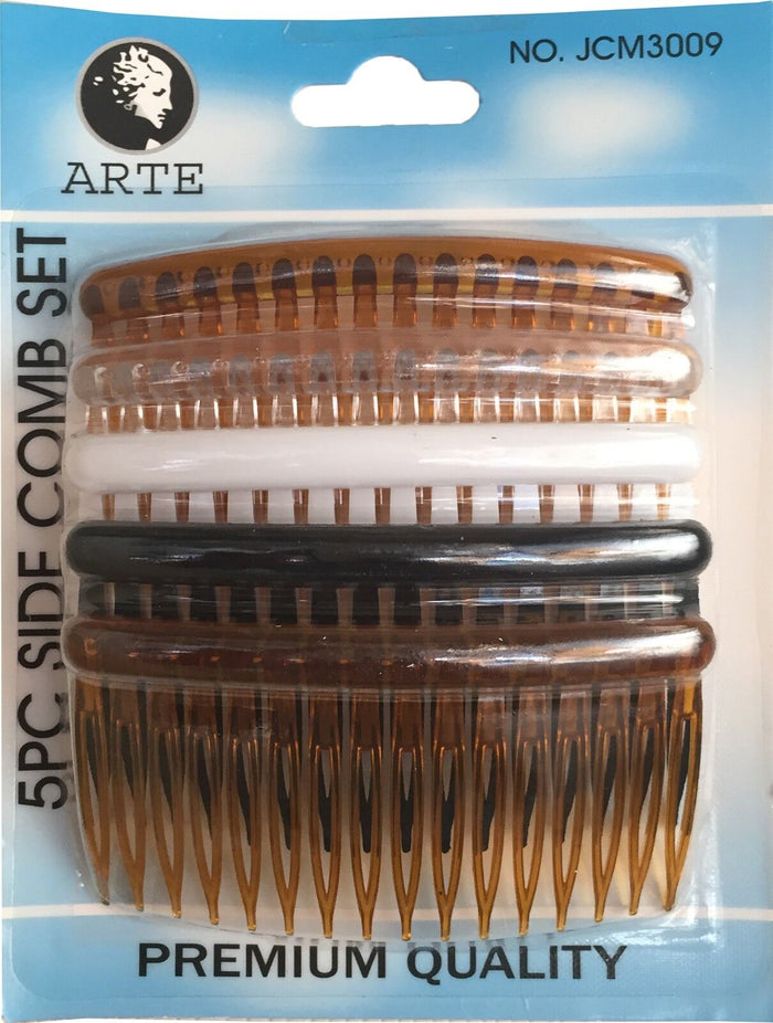 Plastic Hair clips side comb set 16 Teeth Bridal Hair Accessories.