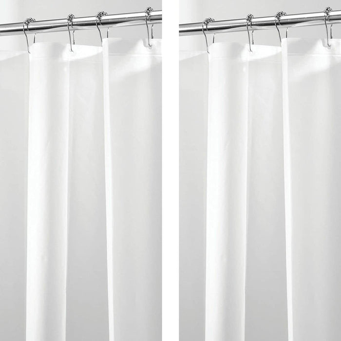 Shower Curtain liner PEVA Water Repellent with Magnets Size: 72 x 72 Inches