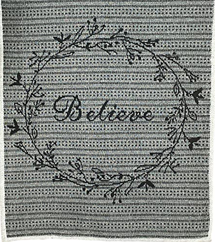 Believe Decorative Tapestry Runner Kitchen Dinning Table Easy to Clean, Machine Washable Size: 13” x 48”.