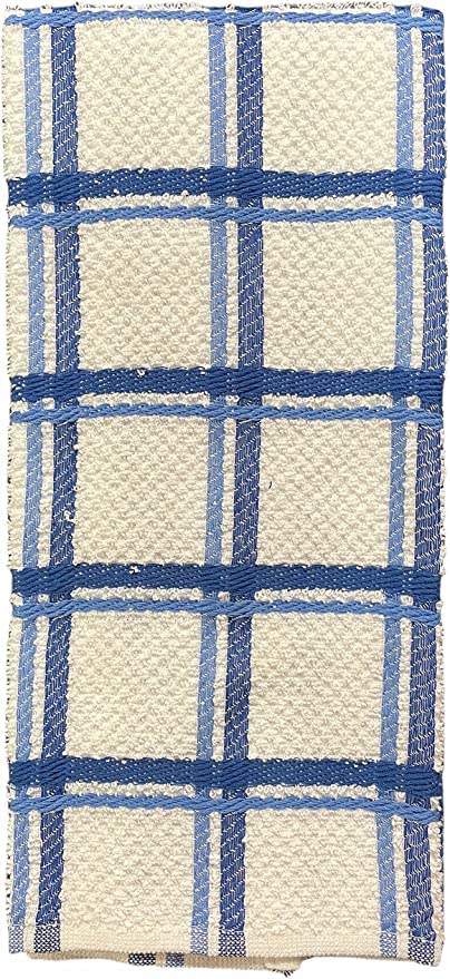 Set of 6, 100% Ring-Spun Cotton - Window Panel Terry 2 - Kitchen Towel Size 16 x