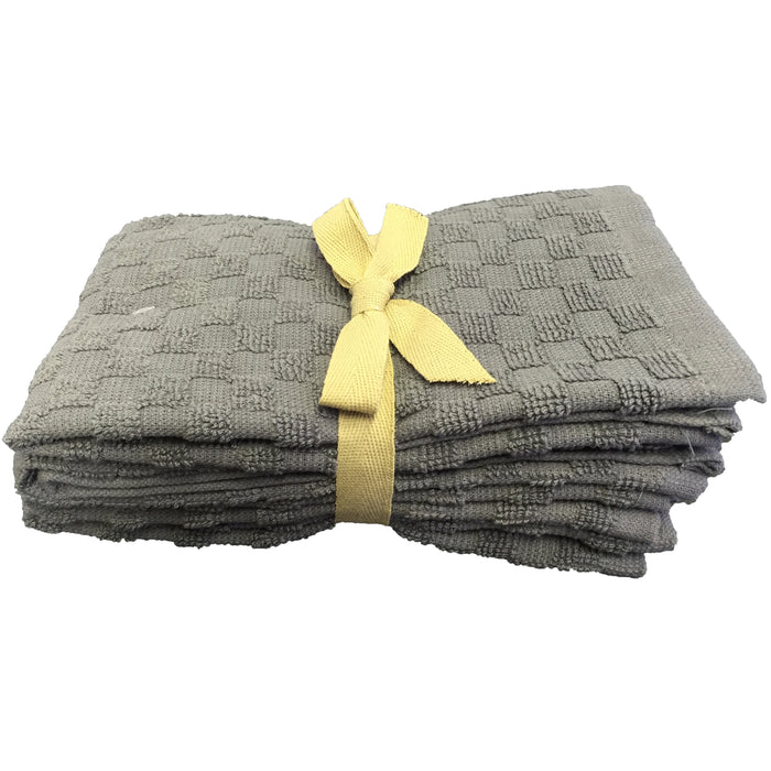 Set of 4, 100% Cotton Delux Chess Design Kitchen Towels Barmop Super Soft, Highly Absorbent Size: 16 x 19 inch.